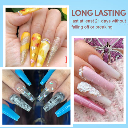 Acryl-Nagelset – Dip-Powder-Nagelset mit Nagelfräser und UV-Licht, 20 Farben Schnell­trocknendes Pulver, Set mit Basis- & Überlack sowie Aktivator – Nagel-Dip-Powder-Set für French Nails, Reparaturen & DIY-Nageldesigns