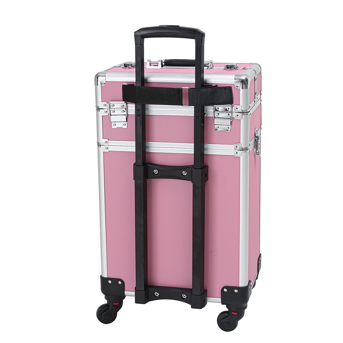 4-in-1 Aluminiumlegierung – Trolley, Beauty-Koffer, Kosmetikkoffer, Stickerei-Box